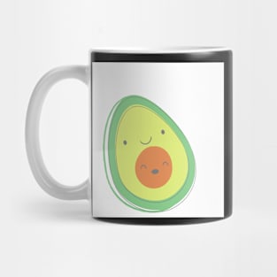 Cute Kawaii Avocado Mug